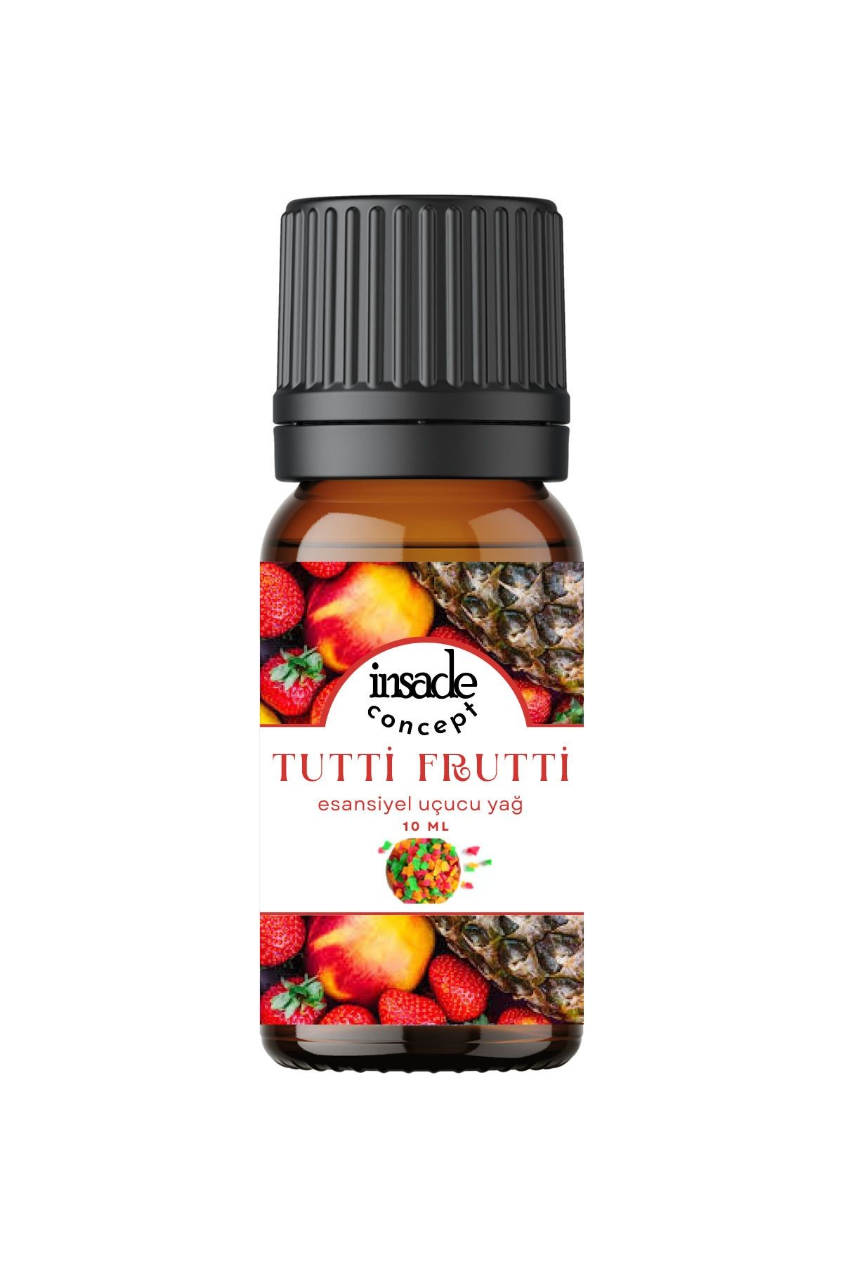 Tutti Frutti - Esansiyel Uçucu Yağ - Oda Kokusu - Çamaşır Yün Kurutma Topu Kokusu - 10 ml - 1 Adet