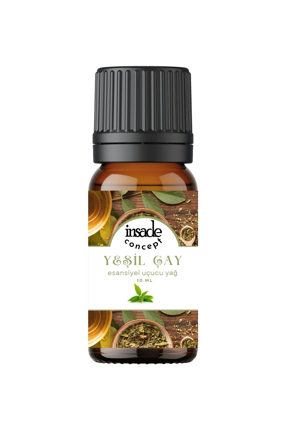 Yeşil Çay - Esansiyel Uçucu Yağ - Oda Kokusu - Çamaşır Yün Kurutma Topu Kokusu - 10 ml - 1 Adet