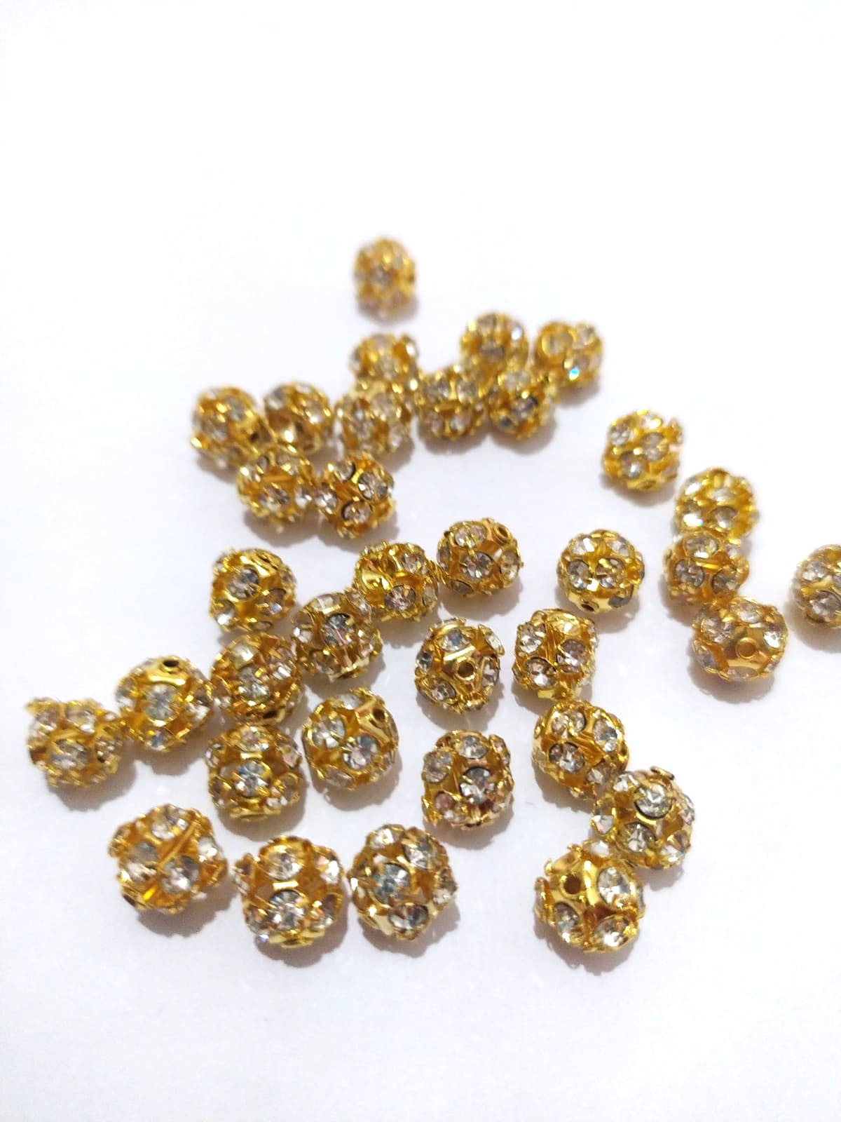 Takı Yapımı için 5 Adet Gold Zirkon Taşlı Bereket Şans Kolye Bileklik Halhal Ucu Takı Yapımı için 5 Adet Gold Zirkon Taşlı Bereket Şans Kolye Bileklik Halhal Ucu